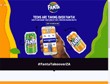 Tablet Screenshot of fanta.co.za